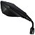 Retrovisor espelho moto modelo Kawasaki Z400 Lente Plana Haste curta Yamaha YBR125 YBR150 Fazer MT03 MT07 MT09 XTZ Par - Imagem 3