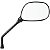 Retrovisor espelho moto YBR125 XTZ125 YBR150 Factor YS150 YS250 Fazer XTZ150 Crosser Lander Lente plana Yamaha Par - Imagem 2