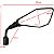 Retrovisor espelho moto modelo Kawasaki Z400 Lente Plana Haste curta Honda CG125 CG150 CG160 CB250 CB300 Twister Par - Imagem 5
