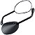 Retrovisor espelho moto mini Biz125 2006 a 2017 Pop100 2007 a 2015 NXR150 Bros 2009 a 2015 Lente plana Honda Par - Imagem 1