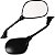 Retrovisor espelho moto Burgman125 2006 a 2010 Lente plana Suzuki Par - Imagem 1