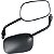 Retrovisor espelho moto mini CG125 Titan 2000 a 2013 Lente plana Haste normal Yamaha YBR125 YBR150 Fazer MT03 XTZ Par - Imagem 1