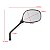 Retrovisor espelho moto YBR125 XTZ125 YBR150 Factor YS150 YS250 Fazer XTZ150 Crosser Lander Lente plana Yamaha Par - Imagem 4