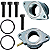 Kit 2 coletores de admissão XT600E XT600Z Tenere 1993 a 2005 com parafusos e oring direito e esquerdo - Imagem 1