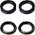Kit retentor de bengala garfo CRF230 NX350 Sahara XLX350 XR200 com guarda pó - Imagem 1