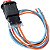 Kit 10 interruptor botão pisca alerta universal carro moto 3 fios - Imagem 4