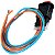 Kit 10 interruptor botão pisca alerta universal carro moto 3 fios - Imagem 5