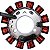 Estator gerador magneto completo CG150 Fan TItan Cargo 2009 a 2013 - Imagem 2