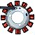 Estator gerador magneto completo CG150 Fan Titan 2014 a 2015 CG160 Fan Titan NXR160 Bros  2016 em diante - Imagem 2