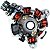 Estator gerador magneto completo CG125 Today Titan 1992 a 1999 XLR125 1996 a 1999 com base - Imagem 2