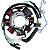 Estator gerador magneto completo CG125 Titan 2000 a 2001 XLR125 2000 - Imagem 1