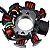 Estator gerador magneto completo Shineray Jet50 Hype50 Jonny50 Jet49 8 bobinas - Imagem 4