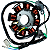 Estator gerador magneto Biz125 2006 a 2008 Honda - Imagem 1