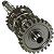 Caixa de câmbio marcha completo XTZ125 YBR125 2000 a 2005 partida de pedal e elétrica com óleo - Imagem 6
