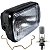 Farol completo CG125 Titan Today 1989 a 1999 aro preto com lâmpada led bloco globo optico - Imagem 1