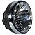 Farol completo CG125 Titan Fan 2000 a 2013 aro cromado com lâmpada bloco globo optico - Imagem 2