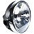 Farol completo YBR125 Factor 2009 a 2016 aro cromado com lâmpada led bloco globo optico - Imagem 3