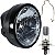 Farol completo CG150 Titan Sport 2004 a 2008 aro preto com lâmpada led bloco globo optico - Imagem 1
