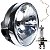 Farol completo YBR125 Factor 2009 a 2016 aro cromado com lâmpada bloco globo optico - Imagem 1