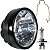 Farol completo CG125 Titan Fan 2000 a 2013 aro preto com lâmpada bloco globo optico - Imagem 1
