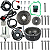 Kit sistema para conversão em partida elétrica completo Pop110 Pop110I 2016 em diante com parafusos da tampa lateral - Imagem 1