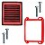 Filtro de ar esportivo lavável CG125 CG150 Fan Titan 09/13 Pop100 Pop110 XRE190 NXR125 NXR150 NXR160 Bros com tampa - Imagem 9