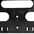Kit 10 porta placa suporte protetor moldura moto modelo padrão modelo Mercosul 200x170 20x17 - Imagem 4