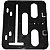 Kit 3 porta placa suporte protetor moldura moto modelo padrão modelo Mercosul 200x170 20x17 - Imagem 3