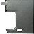 Kit 3 porta placa suporte protetor moldura moto modelo padrão modelo Mercosul 200x170 20x17 em aço - Imagem 4