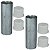 Kit bucha quadro elástico balança CG125 CG150 CG160 Fan Titan Start Sport CBX150 CBX200 Strada - Imagem 1