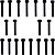 Kit parafusos aço liga tampa motor lateral esquerda+direita CB400 1980 a 1983 CB450 1984 a 1994 Honda - Imagem 1