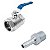 Torneirão Torneira Gasolina Carburador CG150 Titan 04/08 CG125 83/08 Today125 ML125 XLS125 alta maior vazão com manga - Imagem 2