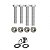 Kit parafusos inox suporte motor DT CG150 Titan Fan 2004 a 2015 CG150 Sport CG125 Fan 09/18  Fixação Peito motor Chassi - Imagem 1