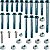 Kit parafusos suporte motor XRE300 2010 em diante Fixação motor Chassi - Imagem 1