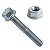 Kit parafusos suporte motor CBX150 Aero 1988 a 1993 Fixação motor Chassi - Imagem 4