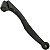 Manete de freio curto mini a tambor YBR125 Factor 2000 a 2016 preto - Imagem 4