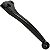 Manete de freio curto mini a tambor CG125 Today 1989 a 1991 XLR125 XLS125 XLX250 NXR125 NXR150 Bros preto - Imagem 4