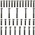 Kit parafusos inox tampa motor completo RD135 RD135Z 1988 a 1999 DT180 DT180Z 1981 a 1997 Yamaha inteiro - Imagem 1