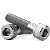 Kit parafusos inox tampa motor lateral esquerda+direita XLS125 1984 a 1996 XL125 Duty 1984 a 1991 Honda - Imagem 2