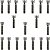 Kit parafusos inox tampa motor lateral esquerda+direita CB400 1980 a 1983 CB450 1984 a 1994 Honda - Imagem 1
