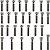 Kit parafusos inox tampa motor lateral esquerda+direita NX350 Sahara Sahara350 1990 a 1999 Honda - Imagem 1
