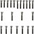 Kit parafusos inox tampa motor lateral esquerda+direita XRE190 NXR160 Bros 2016 em diante Honda - Imagem 1