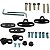 Retrovisor espelho moto modelo Rizoma Prisma CNC Honda Yamaha CG125 CG150 CG160 CB250 CB300 Twister YBR XTZ Par - Imagem 4
