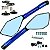 Retrovisor espelho moto modelo Rizoma Prisma CNC Honda Yamaha CG125 CG150 CG160 CB250 CB300 Twister YBR XTZ Par - Imagem 6