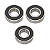 Kit rolamentos cubo roda traseira CB250 CB250F Twister 16/ CB300 13/15 CBR250 - Imagem 1