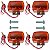 Kit 4 piscas seta dianteiro traseiro XR200R XLR125 XR250 Tornado NXR125 NXR150 Bros Pop100 - Imagem 1