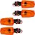 Kit 4 piscas seta dianteiro traseiro CG125 CG150 Fan Titan 2000 a 2013 CB300 XRE300 CBX250 Twister - Imagem 1
