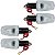 Kit 4 piscas seta dianteiro traseiro CG125 CG150 Fan Titan 2000 a 2013 CB300 XRE300 CBX250 Twister - Imagem 8