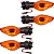 Kit 4 piscas seta dianteiro traseiro CG125 CG150 CG160 Fan Titan Start 2014 em diante - Imagem 1