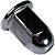 Porca escape C100 Biz 1998 a 2005 Pop100 2007 a 2015 cromada Honda 6mm - Imagem 2